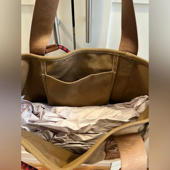 Woolrich x Target Collab Canvas Tote w/Carabiner, NWT - Picture 7 of 9